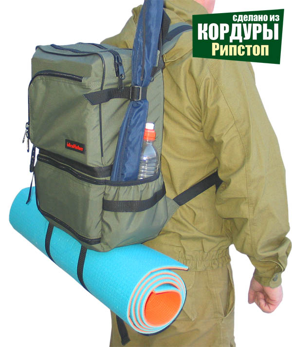 РыбZak 20 Рюкзак - слинг для ходовой рыбалки из кордуры с рипстоп! СЛИНГ!
