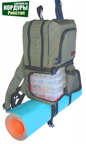 РыбZak 20 Рюкзак - слинг для ходовой рыбалки из кордуры с рипстоп!